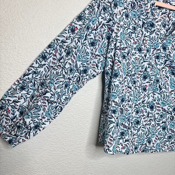 Southern Tide Aubree Fleur Printed Top Sz Small - Picture 6 of 16